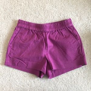 Purple J. Crew boardwalk short